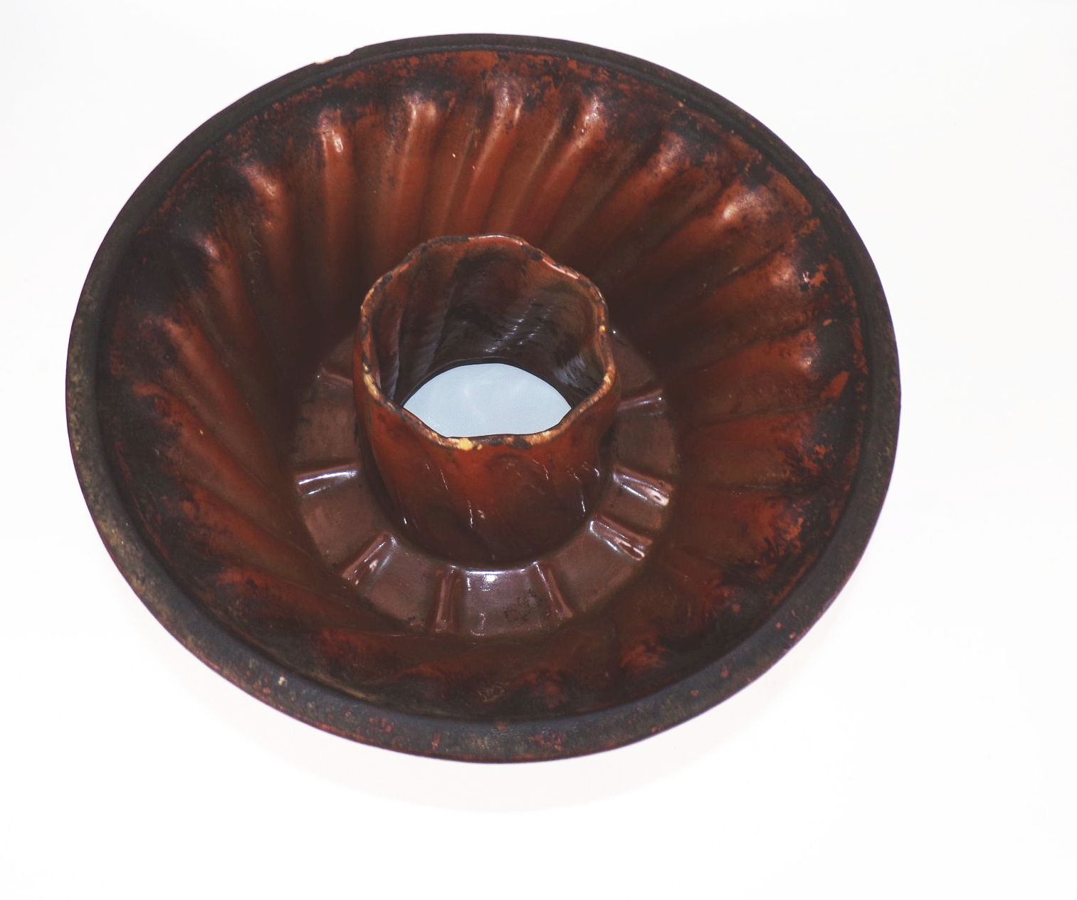 Alte Bachformen Keramik Gugelhupf Form Landhaus Deko 3 Stück