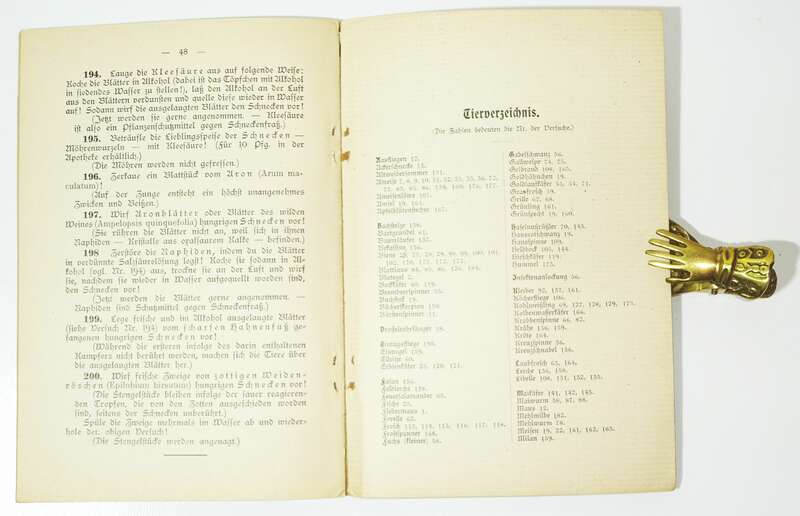 Cornel Schmitt 200 Tier Versuche 1913 