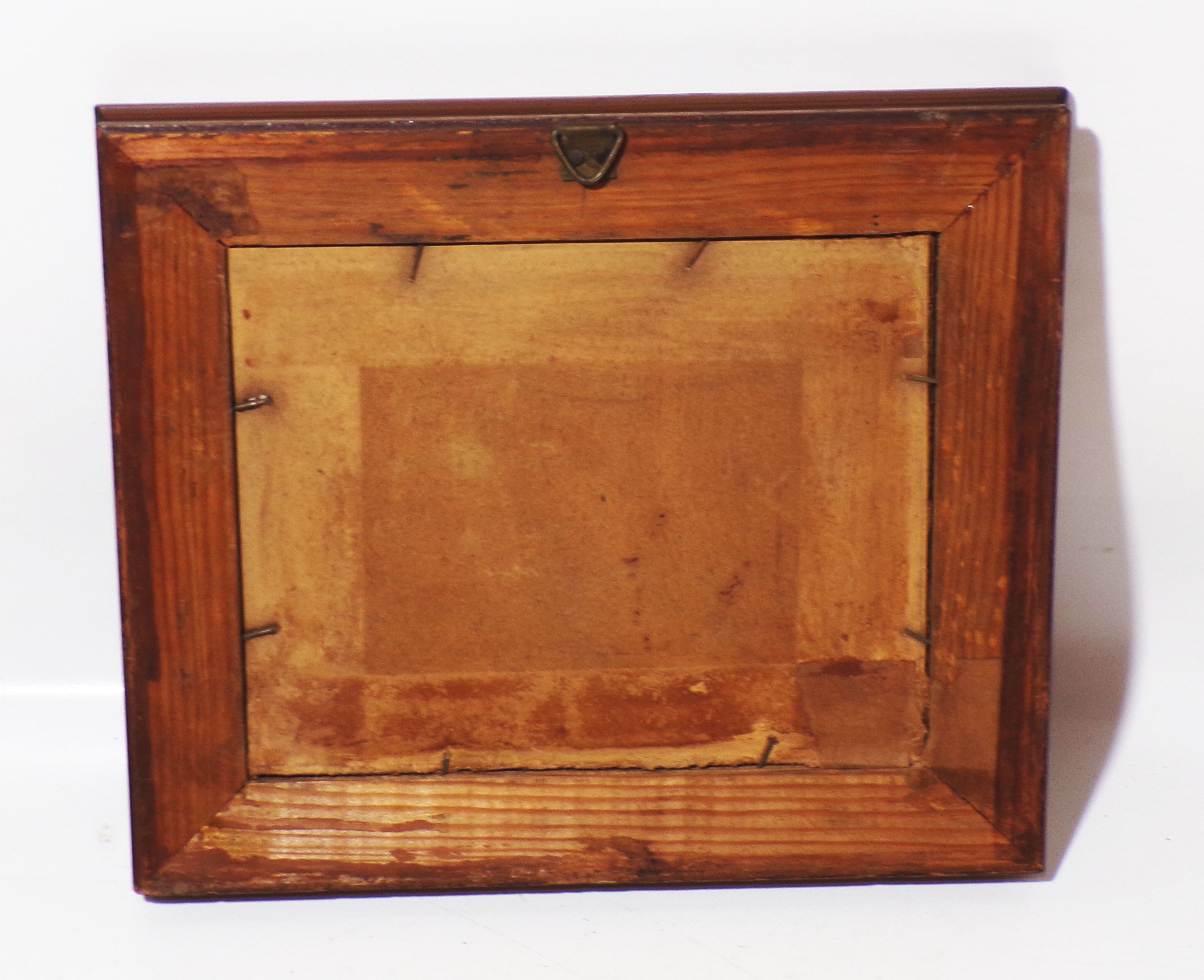 Mailick Druck Jagdhund Jäger Bilderrahmen um 1910