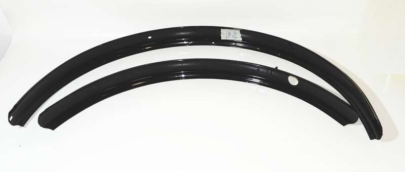 Alte Schutzbleche 26 Zoll schwarz liniert DDR unbenutzt Fahrradschutzbleche 