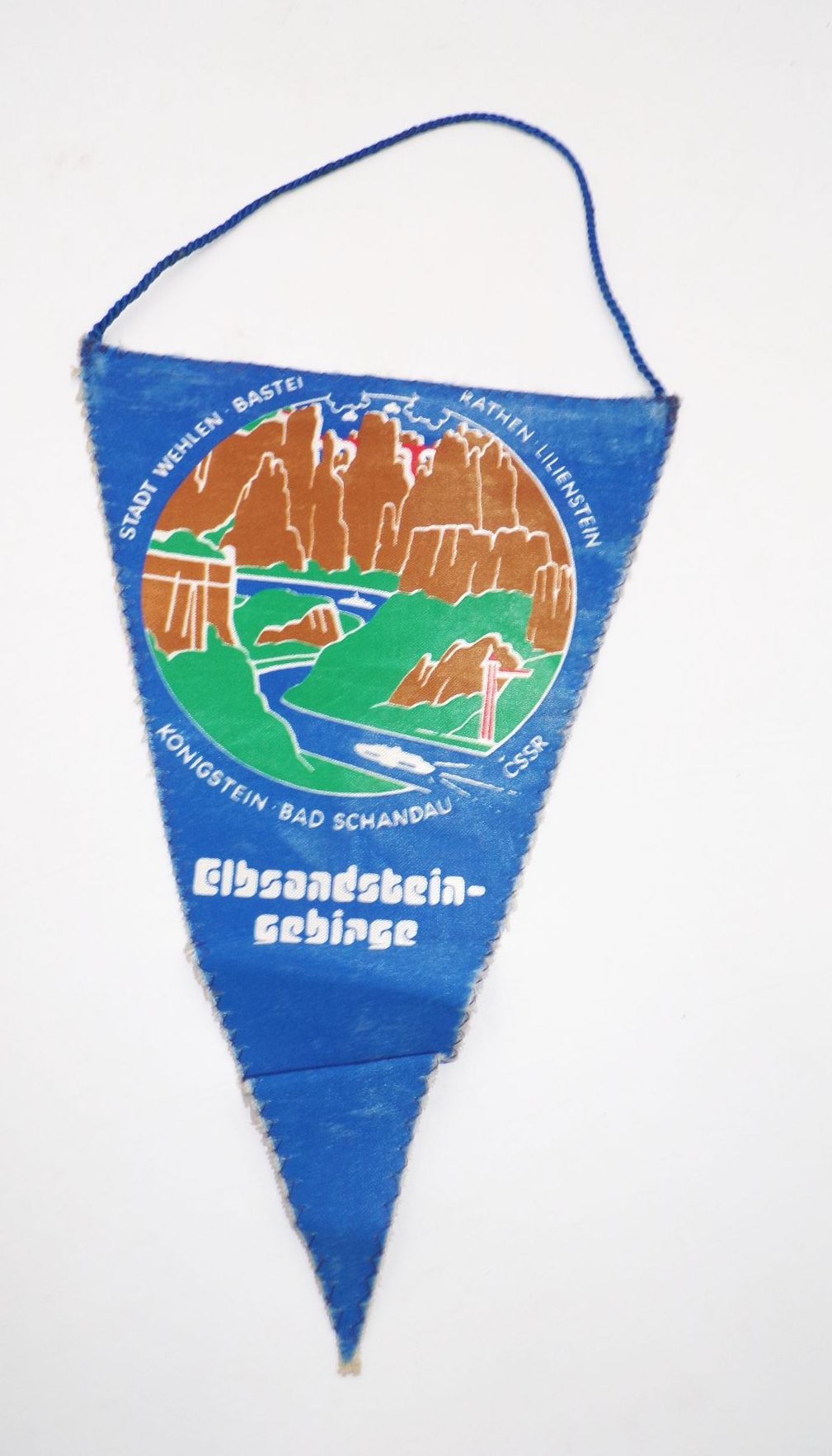 Alter Wimpel Bad Schandau Dresden Elbsandsteingebirge GDR DDR