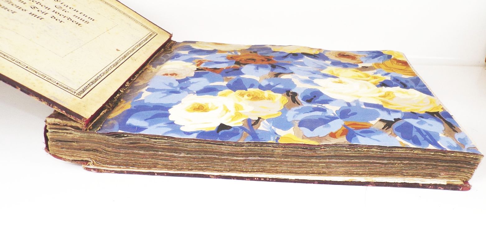 Altes Tapeten Musterbuch Schlote Dresden 1921 Altes Tapeten Musterbuch Schlote Dresden 1921