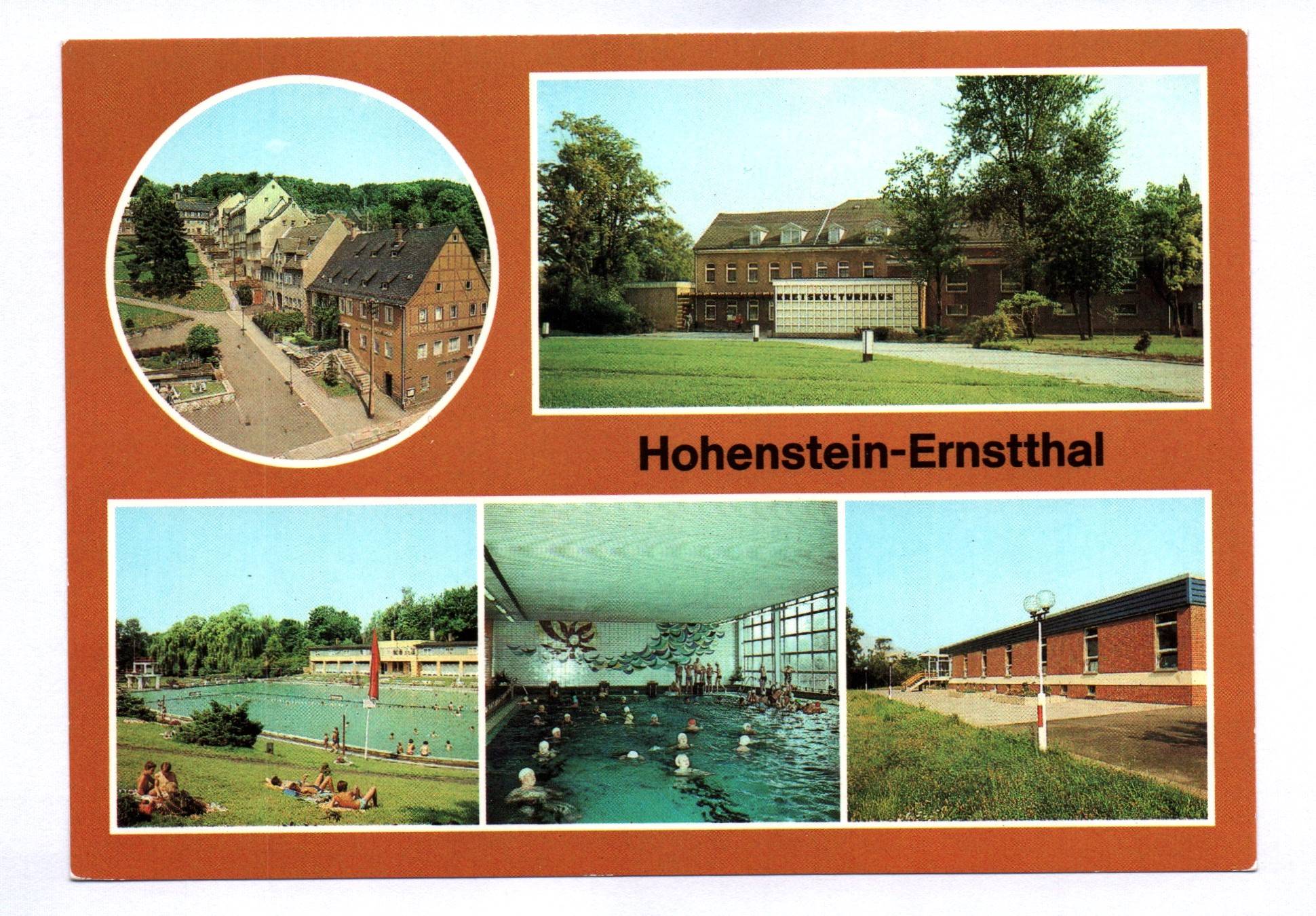 Ak Hohenstein Ernstthal 1983 Altmarkt Stadtbad Kreiskulturhaus Ak Hohenstein Ernstthal 1983 Altmarkt Stadtbad Kreiskulturhaus