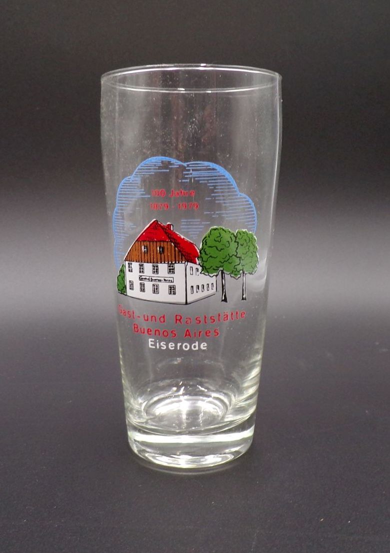 Altes Bierglas Eiserode bei Löbau Gaststätte Buenos Aires DDR 