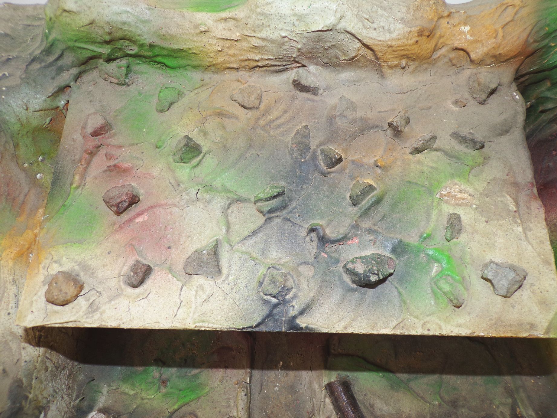 Altes DDR Wildwest Diorama Landschaft Kurt Holze Meissen 1960 er für Indianer 