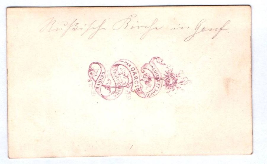 CDV Foto Russische Kirche in Genf Schweiz um 1880 