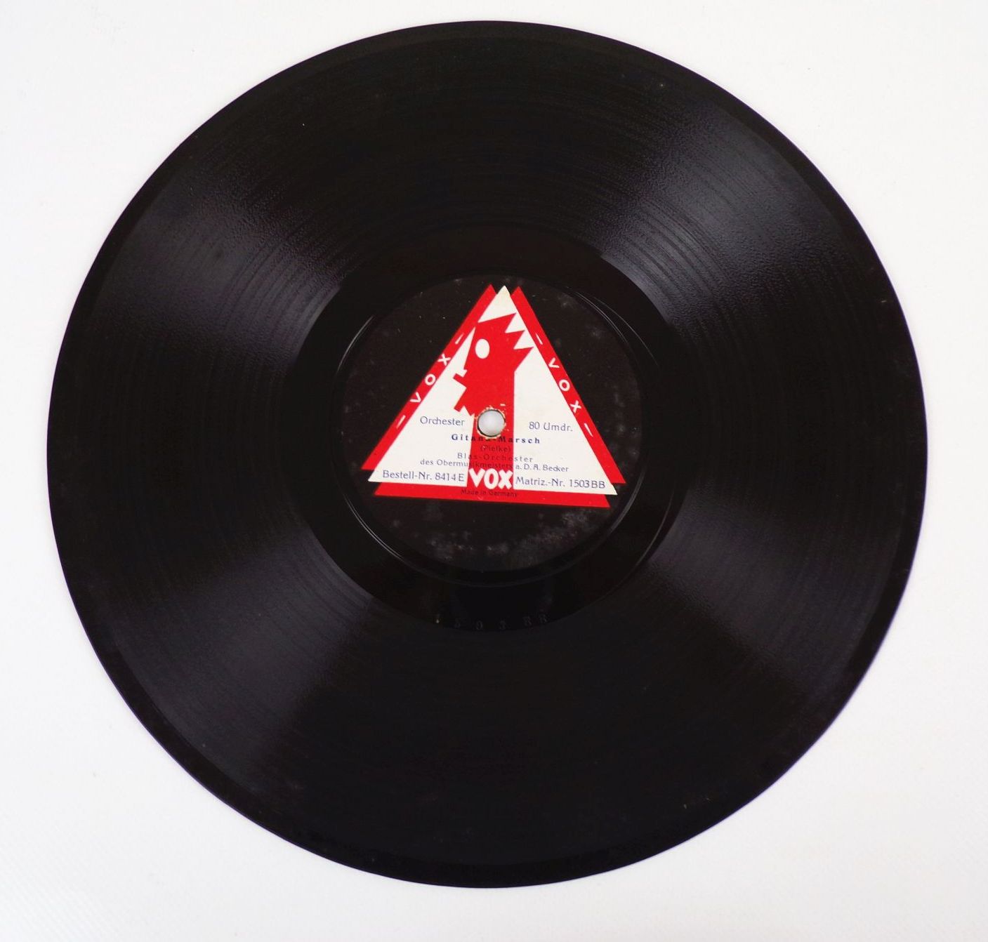 VOX Schellack Regiments Parademarsch des IR 105 Fr Spohr VOX Schellack Regiments Parademarsch des IR 105 Fr Spohr