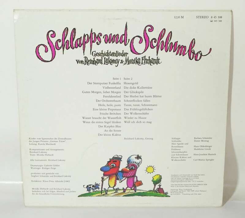 Schlapps und Schlumbo Reinhard Lakomy Monika Ehrhardt Amiga 845308