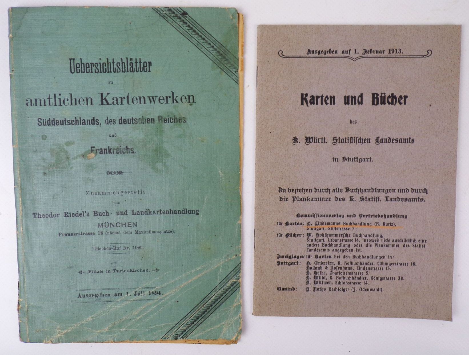 Sammlung Kartografie Bayern um 1900 bis 1930 Landkarten Verzeichnisse Sammlung Kartografie Bayern um 1900 bis 1930 Landkarten Verzeichnisse