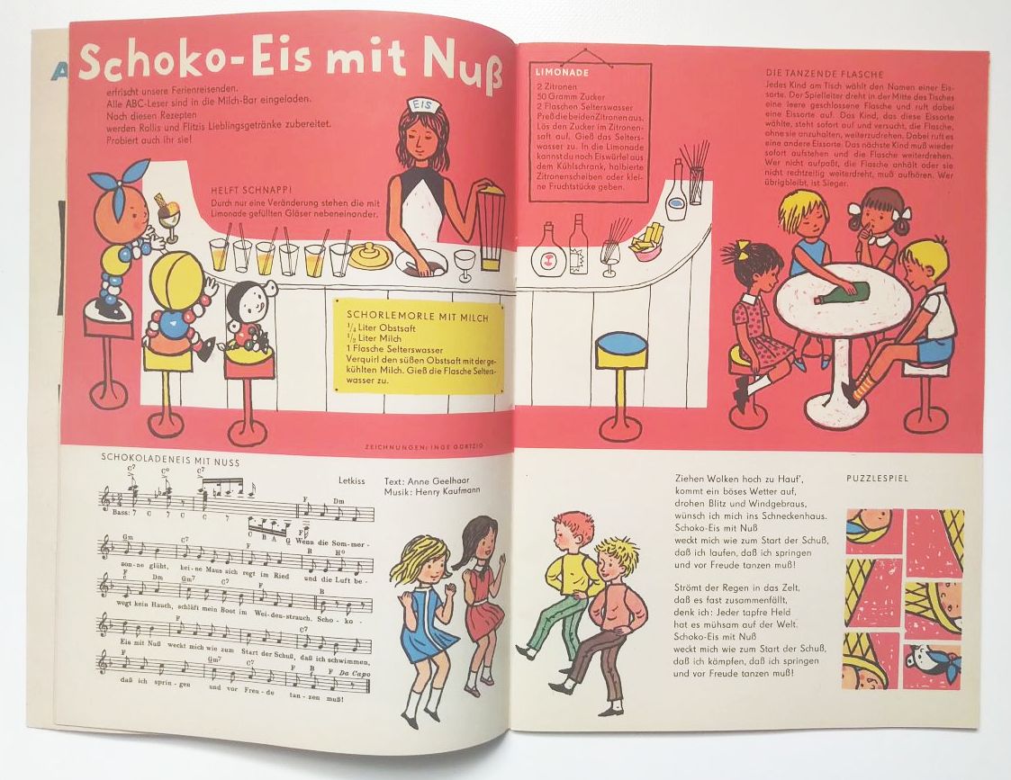 Die ABC Zeitung Juli August Kinder Zeitschrift mit Beilage 1965 Nr 66