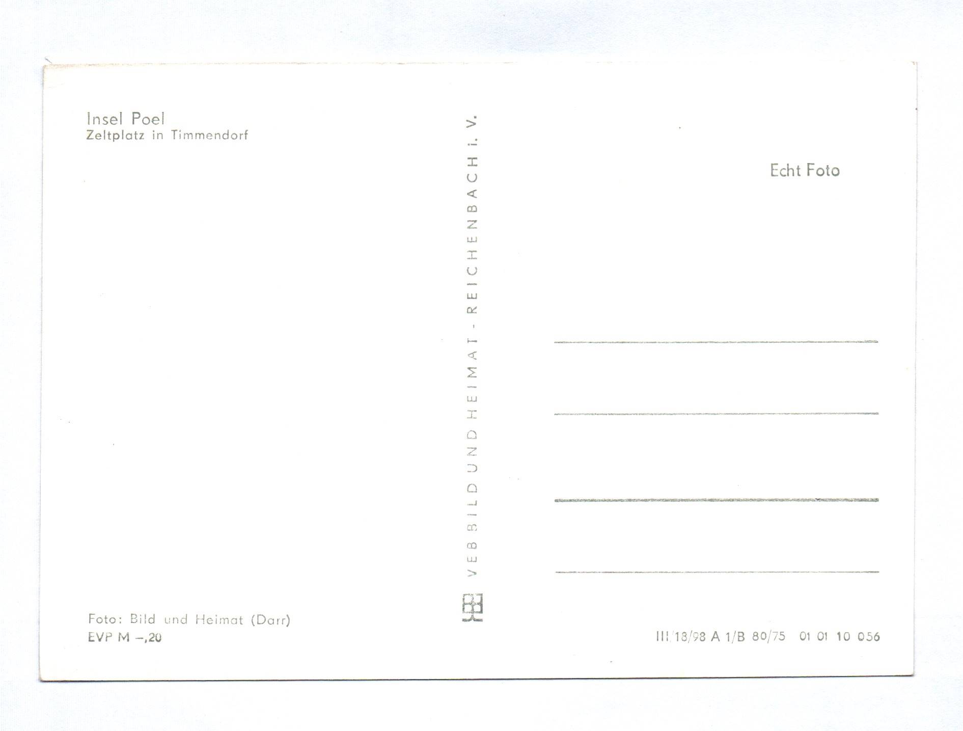 Ak Insel Poel Zeltplatz in Timmendorf DDR Ak Insel Poel Zeltplatz in Timmendorf DDR