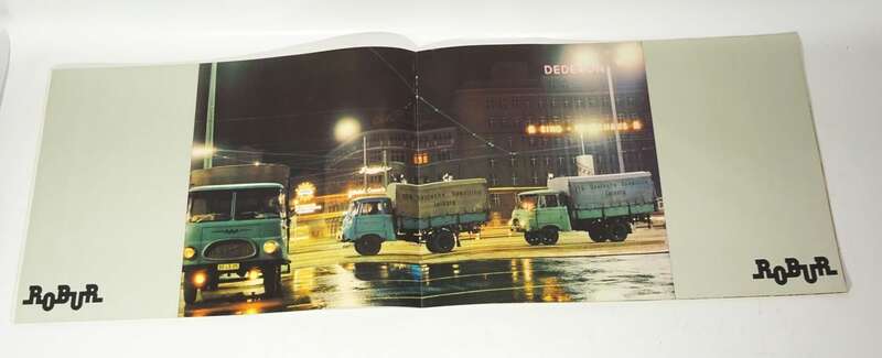 Broschüre Robur LO2500 LD2500 Oldtimer DDR Zweisprachig 