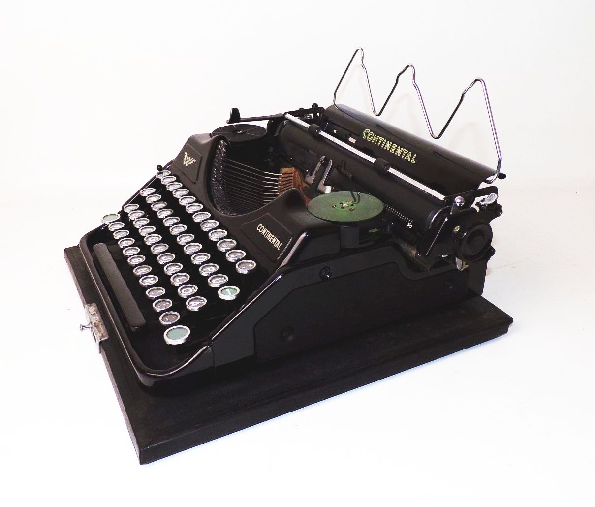 Alte Schreibmaschine Wanderer Continental Schwarz Koffer Deko typewriter