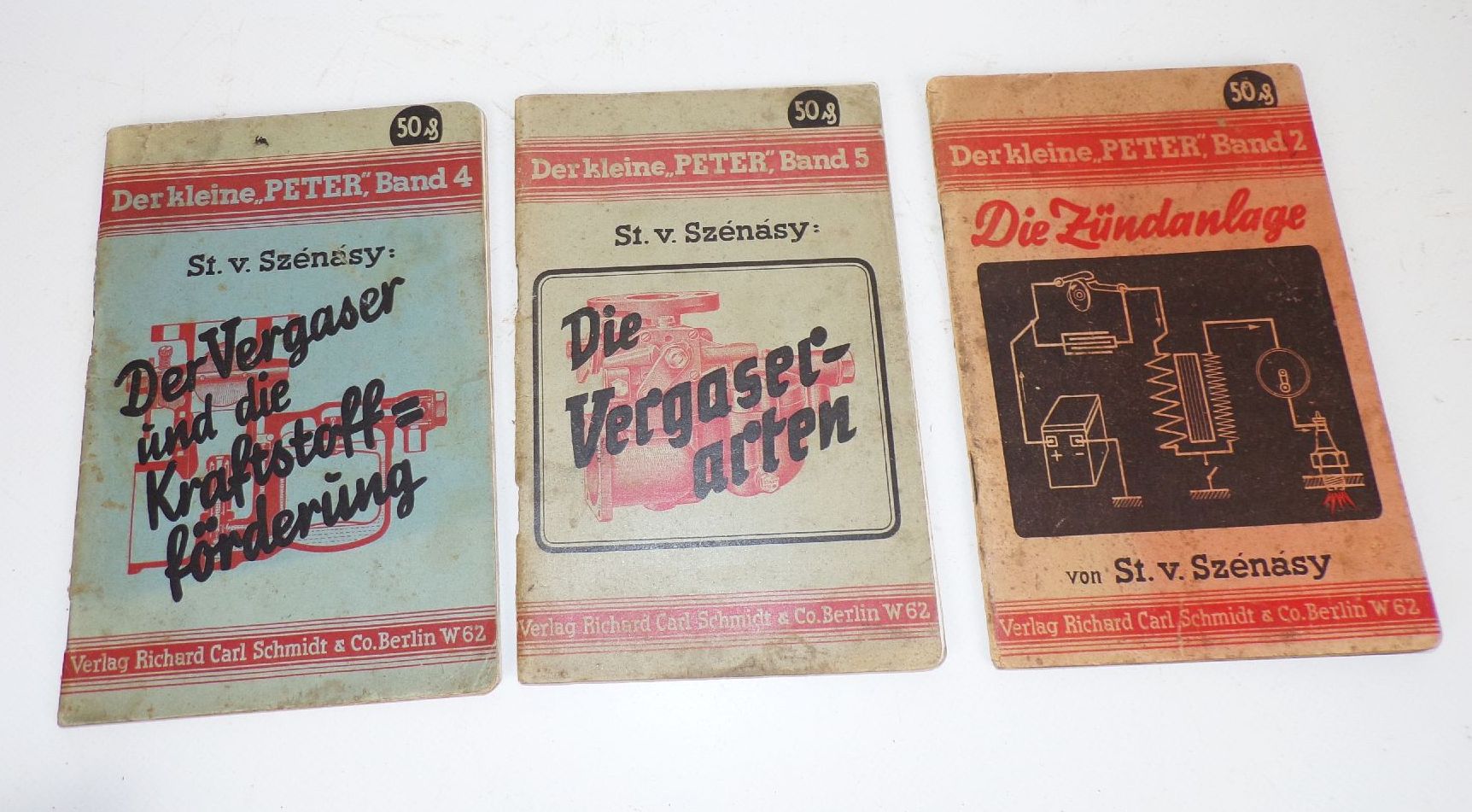 Konvolut Kfz Literatur Bücher Oldtimer Papiere 