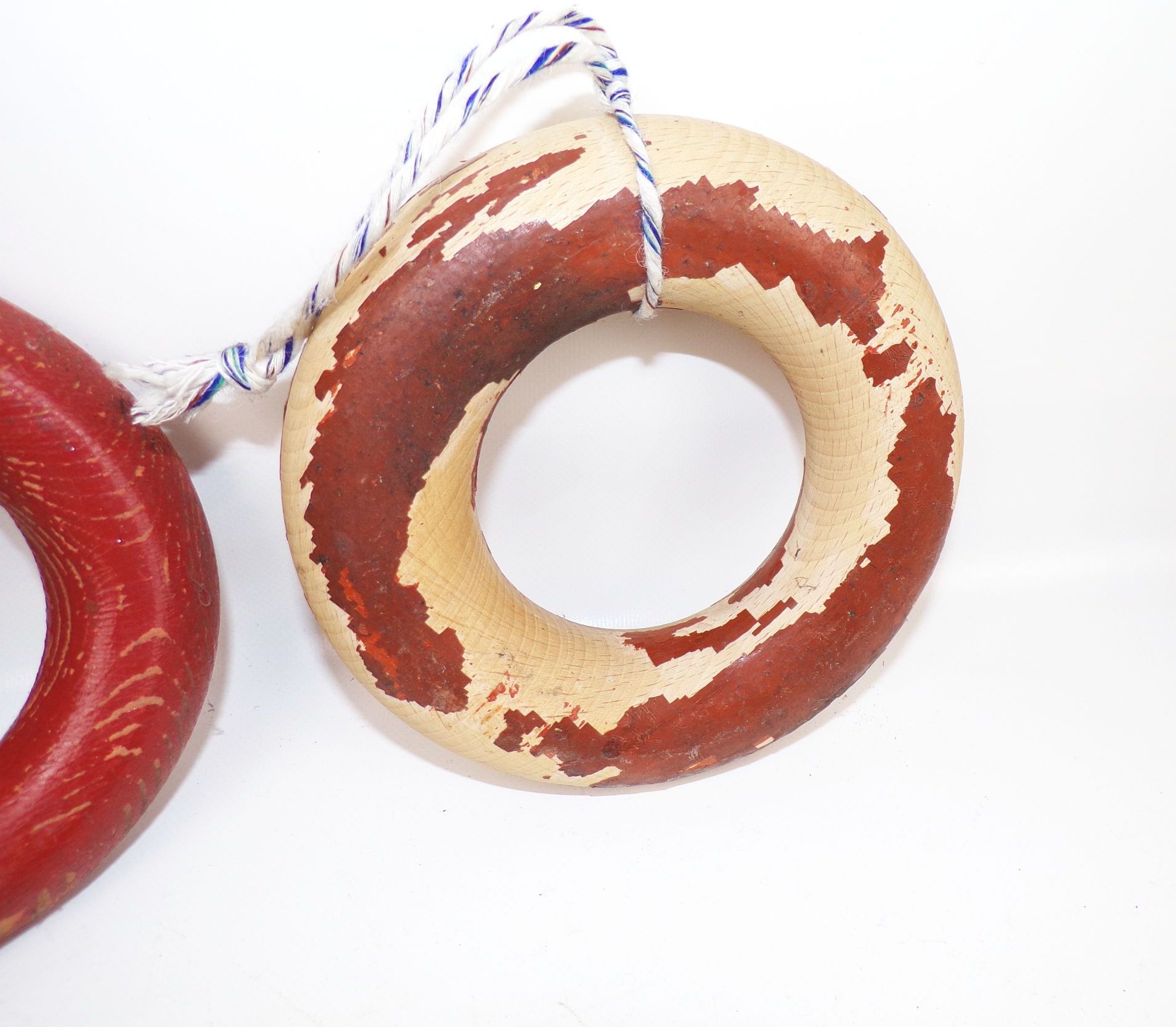 Alte Metzger Würste aus Holz Fleischerei Schaufenster Deko Atrappen 