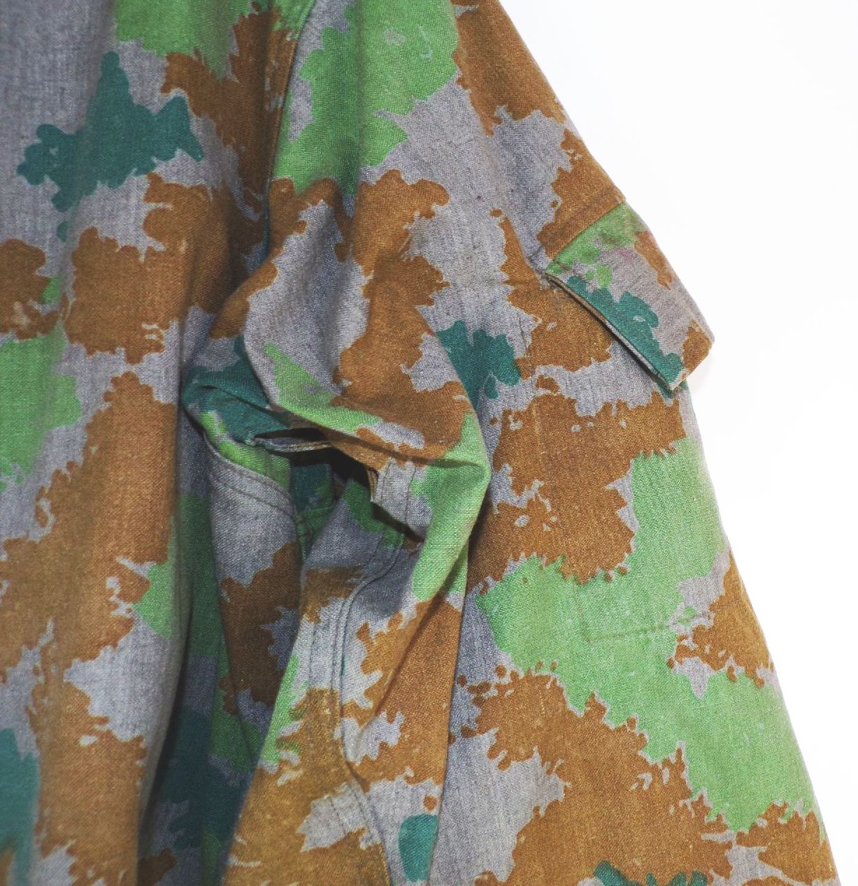 NVA Flächentarn Jacke Blumentarn Größe 1 Volksarmee Feldjacke Tarnjacke 