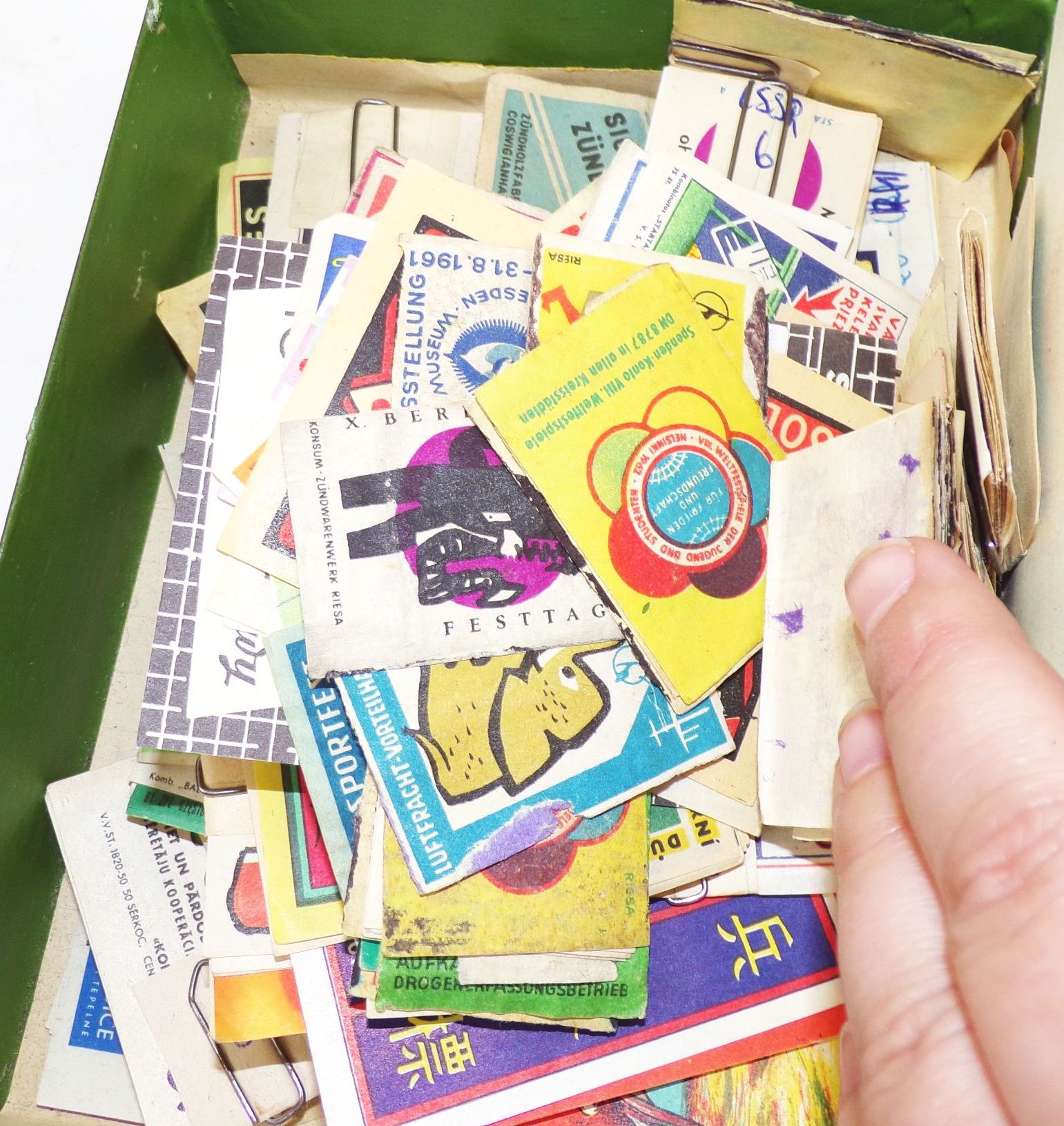 Konvolut Streichholzetiketten DDR CSSR Sowjetunion Sammler Fundgrube