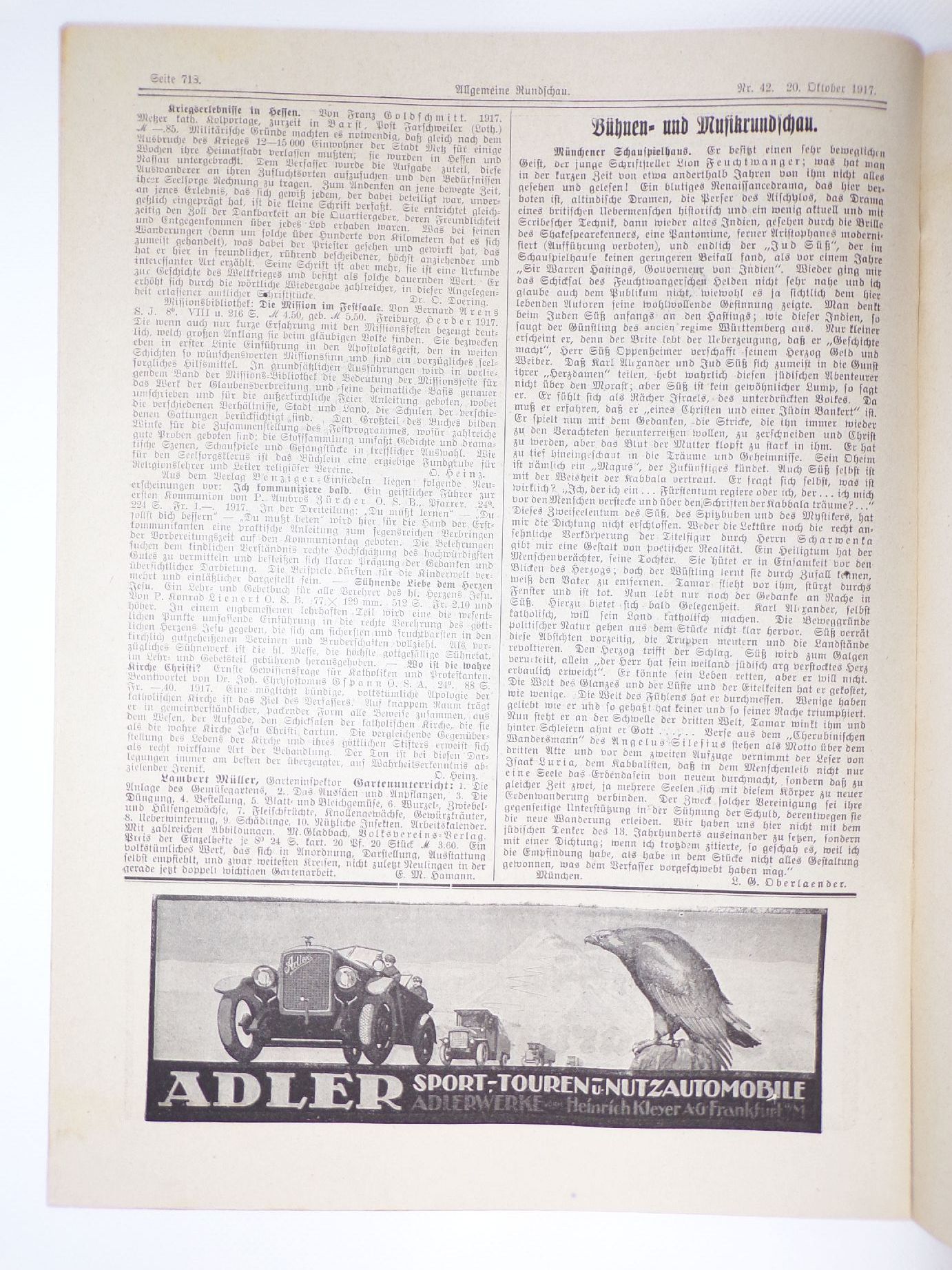 Allgemeine Rundschau Politik und Kultur 1917 ganzer Jahrgang Wochenschrift Allgemeine Rundschau Politik und Kultur 1917 ganzer Jahrgang Wochenschrift