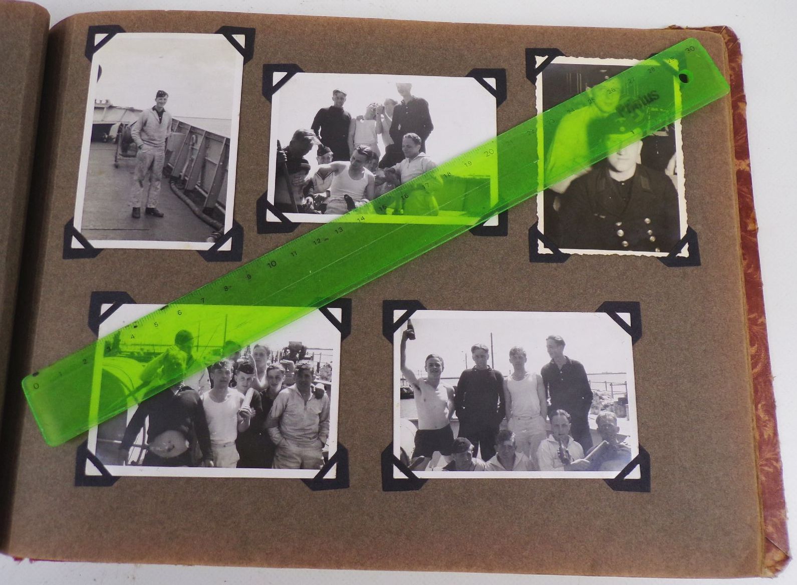 Marine Fotoalbum 2 Wk Schiffe Libau Norwegen Fjorde Matrosen WW2