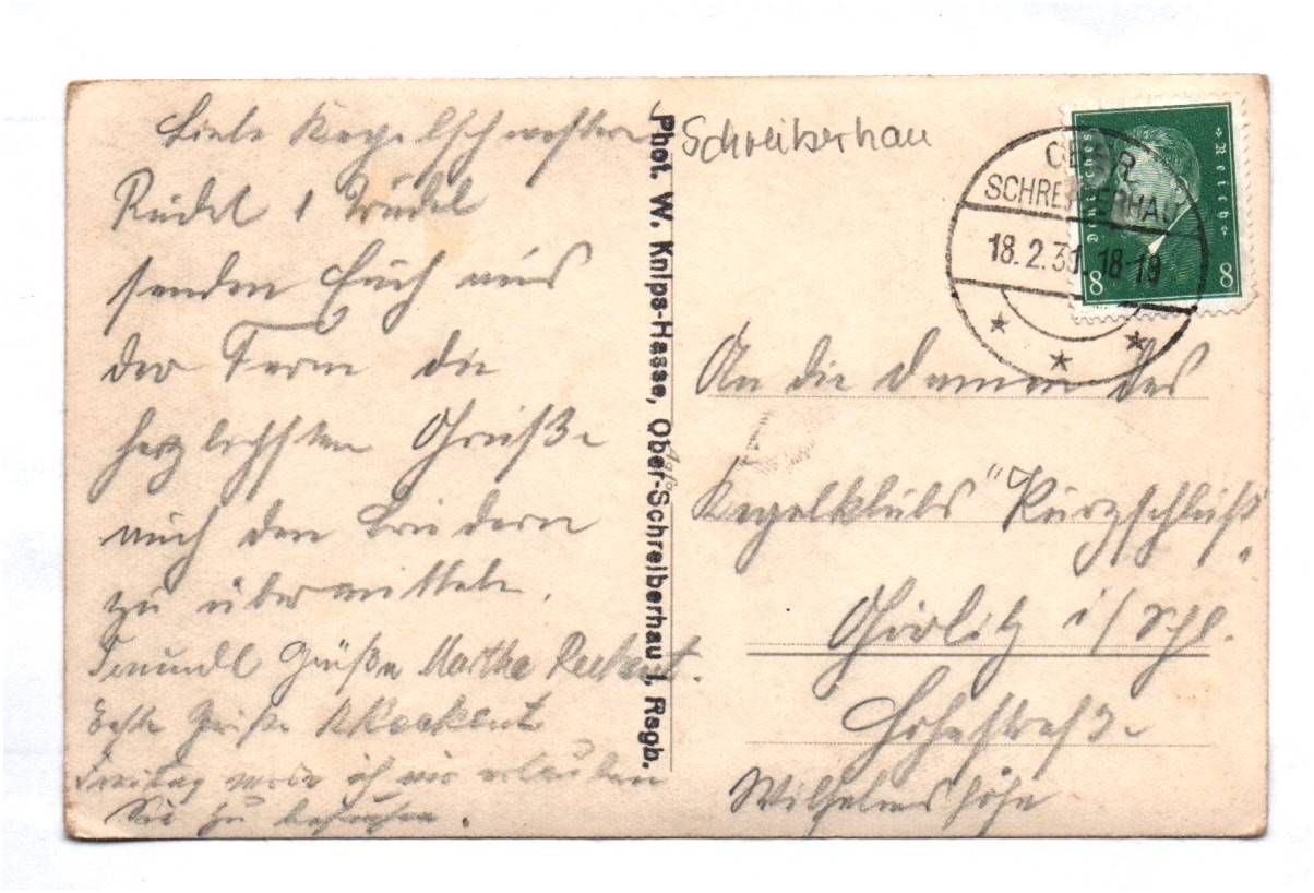 Foto Ak Eisbär Ober Schreiberhau Riesengebirge Winter Schlitten 1931 Foto Ak Eisbär Ober Schreiberhau Riesengebirge Winter Schlitten 1931