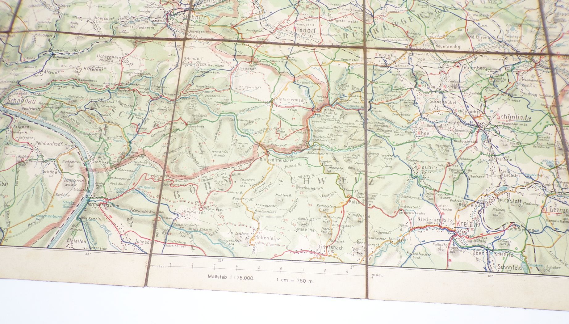 Alte Landkarte Böhmisches Niederland Sächsische Schweiz Oberlausitz Alte Landkarte Böhmisches Niederland Sächsische Schweiz Oberlausitz