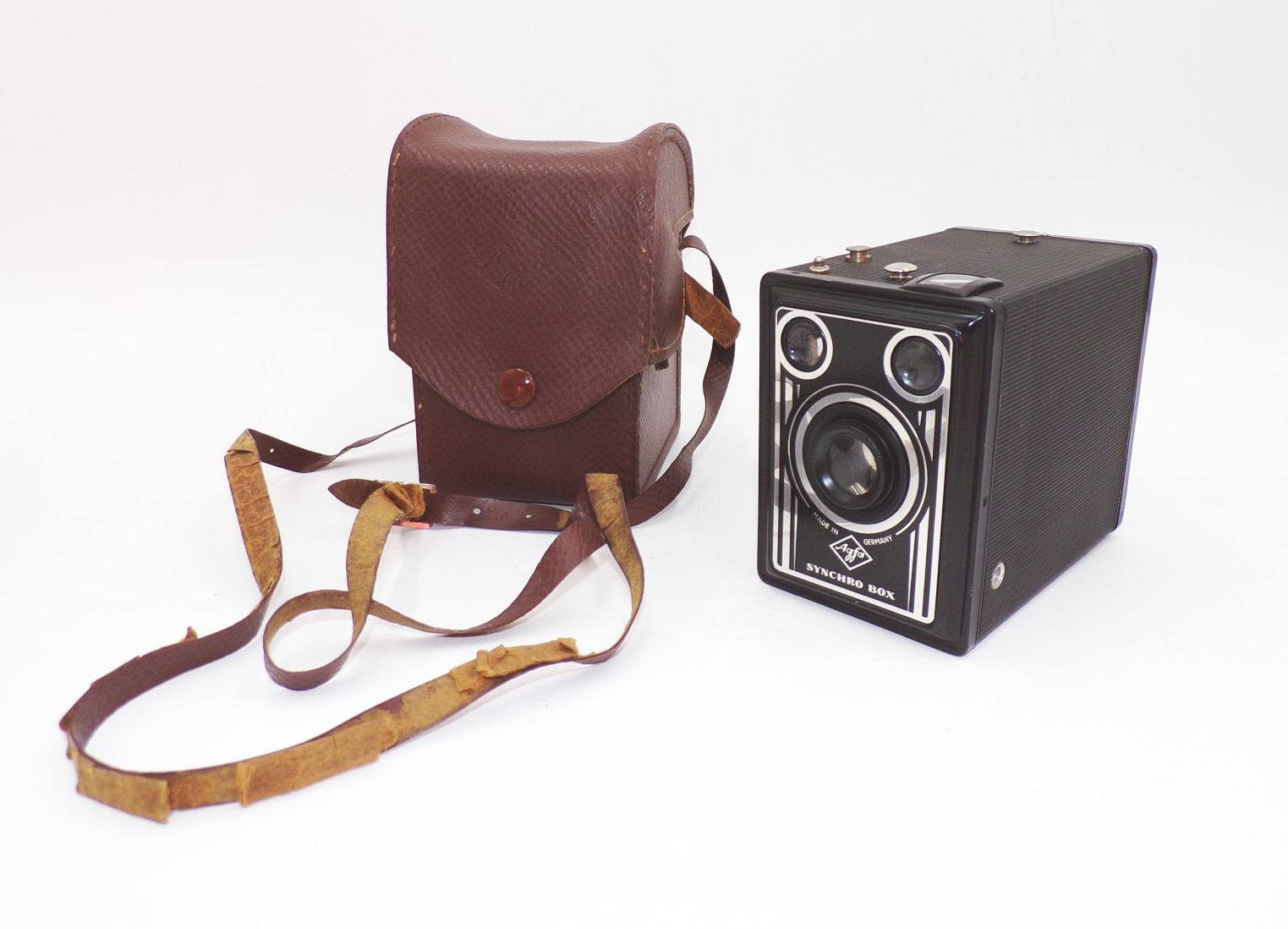 Agfa Synchro Box Antiker Fotoapparat Kamera Requisit 