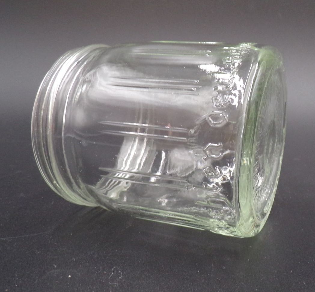 Altes Honigglas Reichsfachgruppe ohne Deckel Deko Imker Werbung