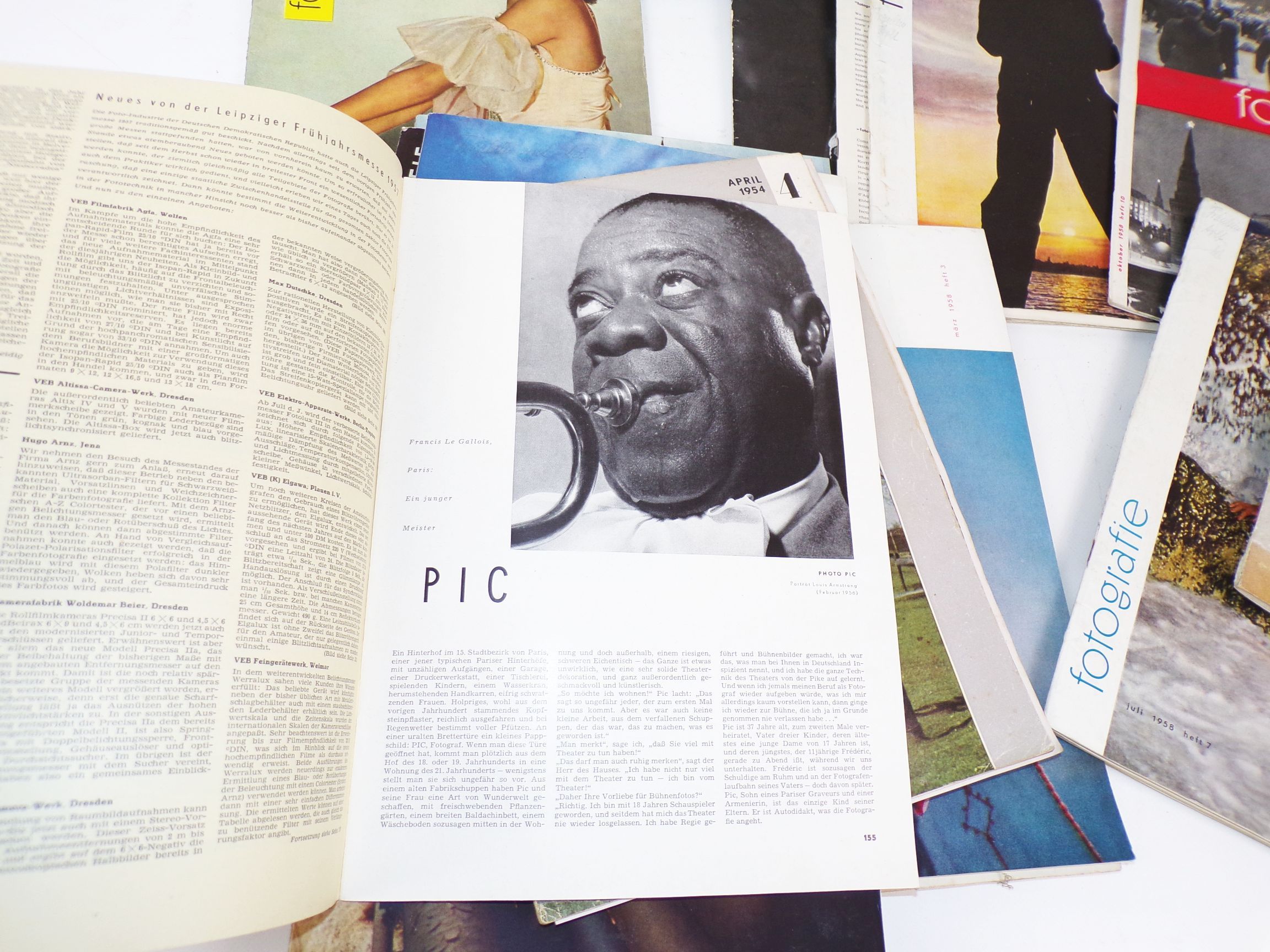 Alte Zeitschriften Fotografie 50er Jahre Zubehör Foto