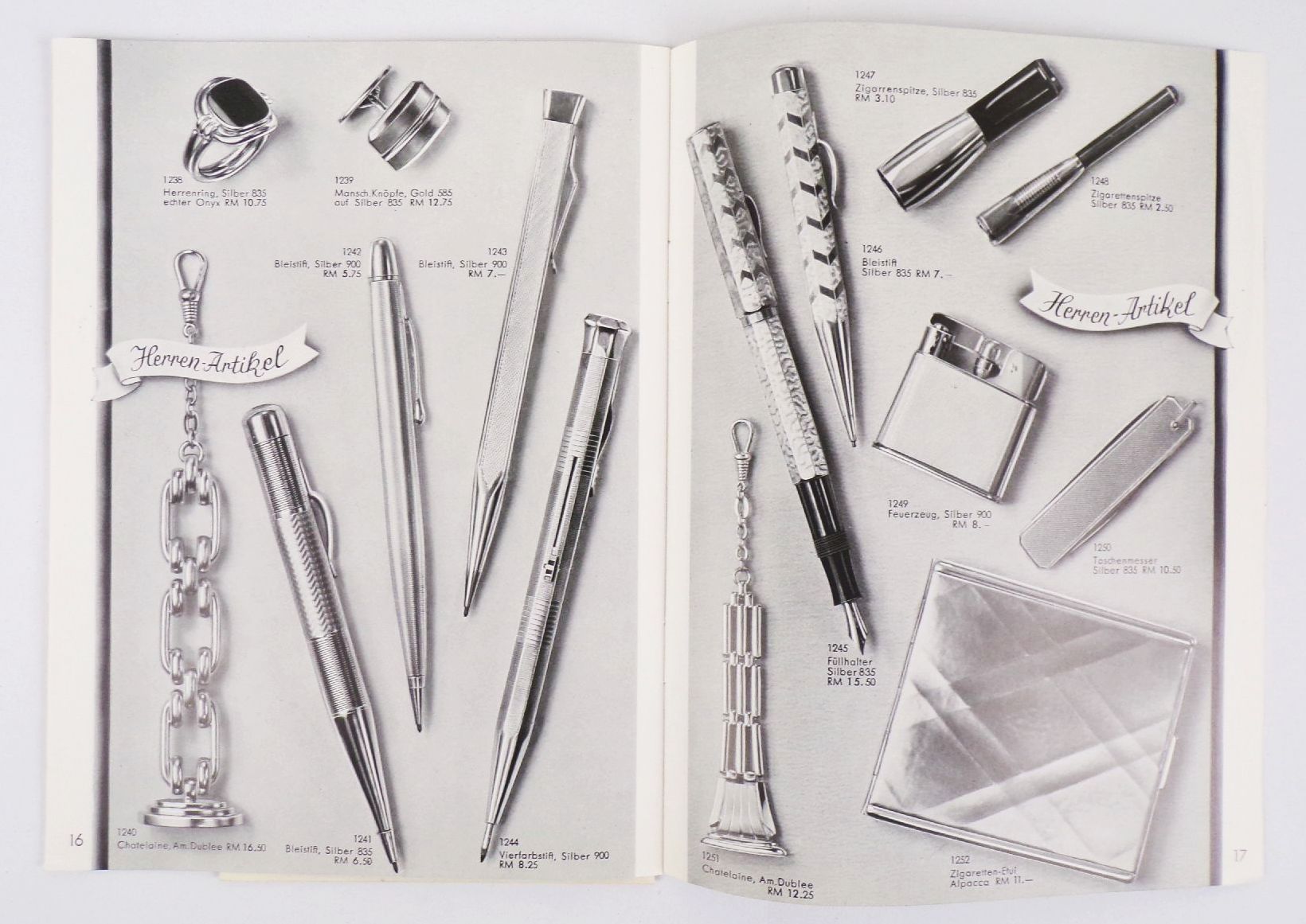 Laurin Schmuck Katalog 1939