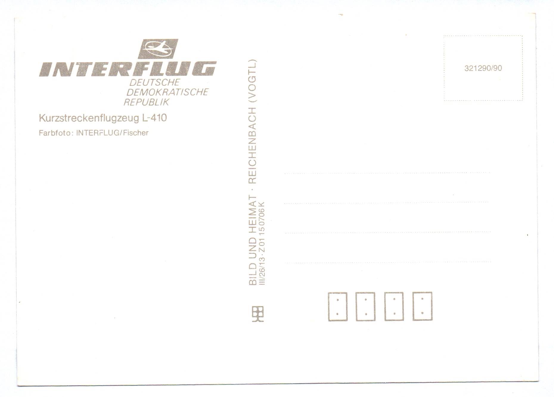 Ak Interflug Flugzeug DDR SXB L410 UVP Pilot Passagiere altes Auto
