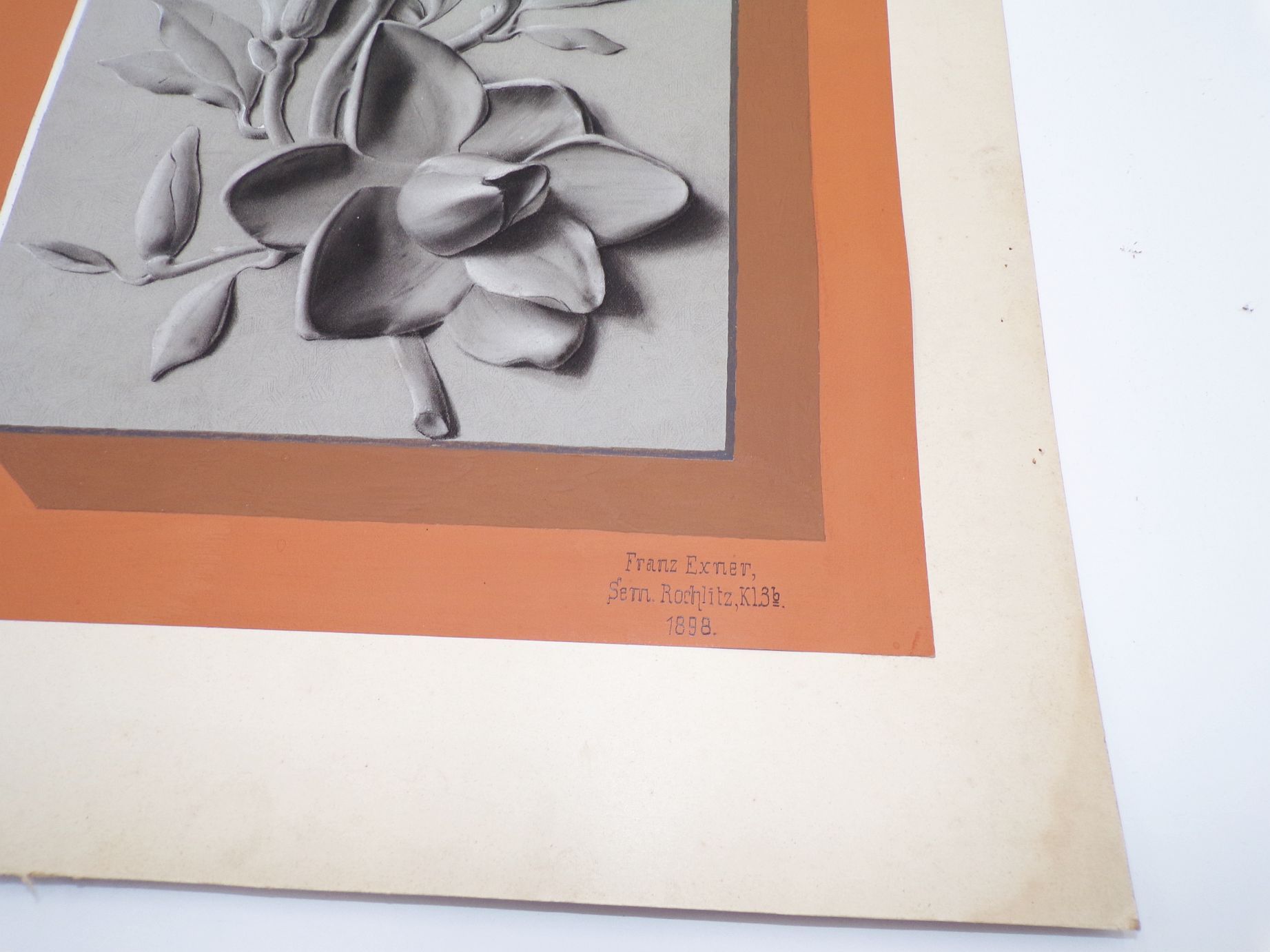 Alte Zeichnung Blumen Ornamentik 1898 Exner Rochlitz Dekorativ Alte Zeichnung Blumen Ornamentik 1898 Exner Rochlitz Dekorativ