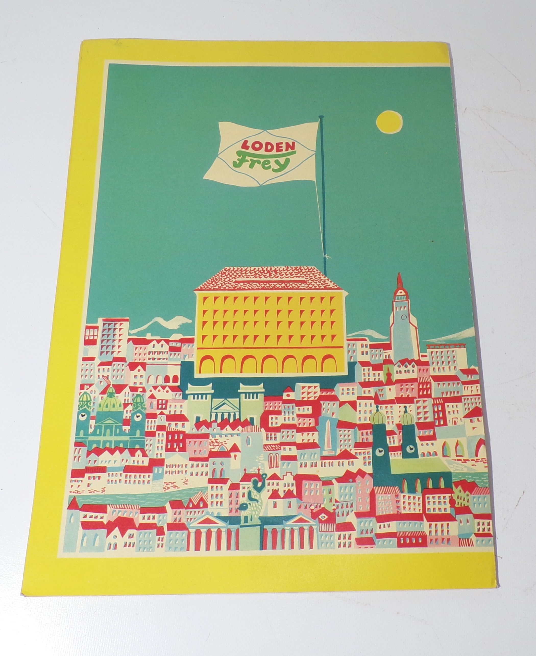 Brettspiel Waldi geht durch die Stadt Münchner Stadtspiel Lodenfrey