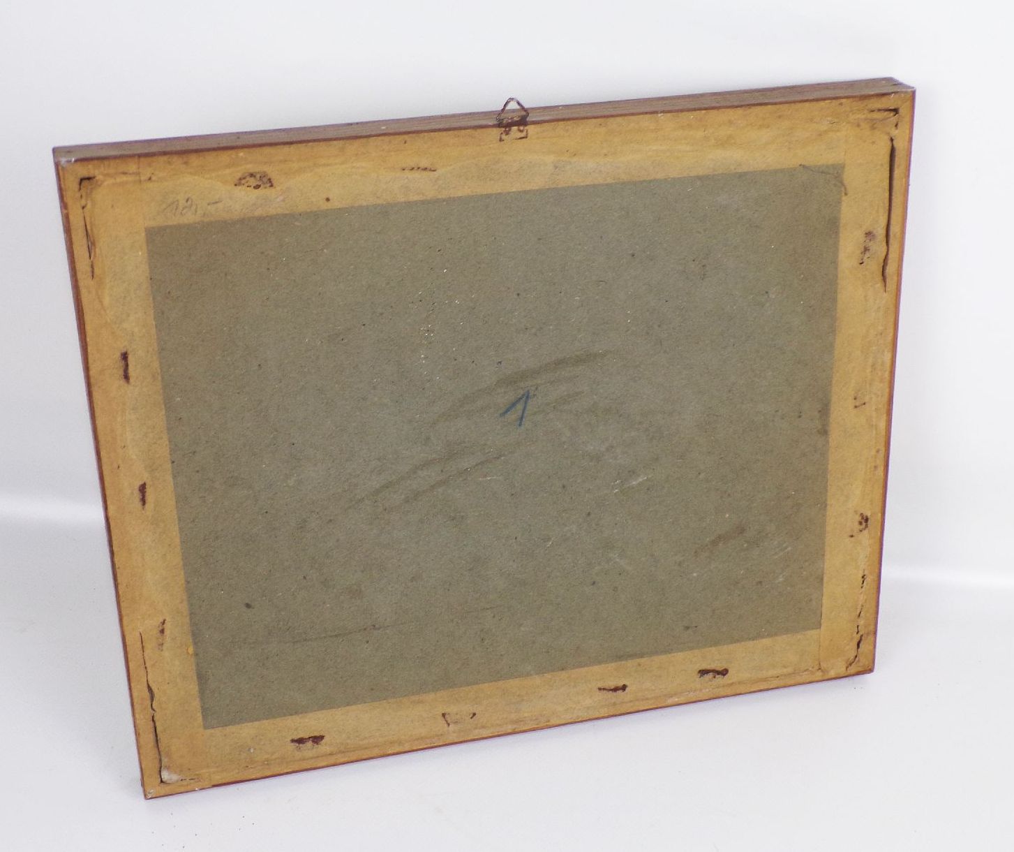 Alter Spruch Bauern Arbeit altdeutsche Schrift Bilderrahmen Deko