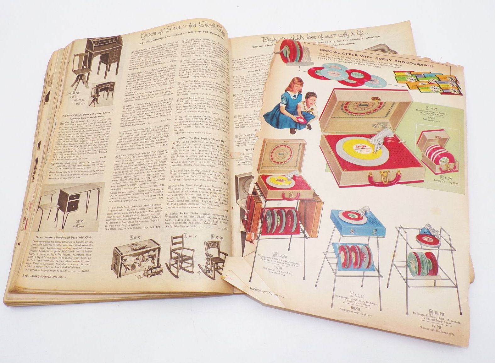 Sears Christmas Book 1956 alter Katalog Sears Christmas Book 1956 alter Katalog