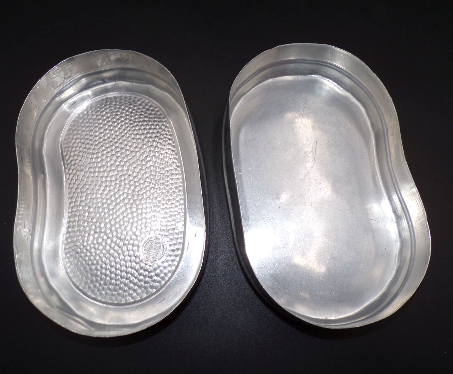 Alte Brotdose DDR Bemmbüchse Pausenbrot Aluminium Stanzial 