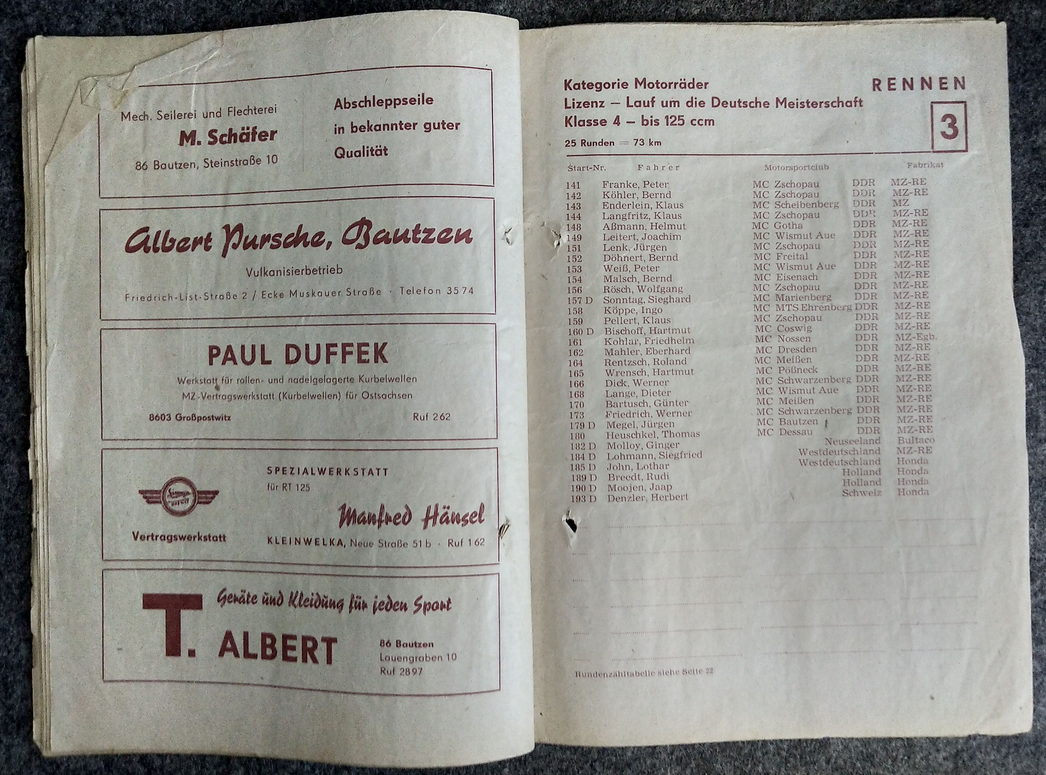 Juni 1967 XIII Internationales Bautzener Autobahnring Rennen Motorsport DDR Juni 1967 XIII Internationales Bautzener Autobahnring Rennen Motorsport DDR