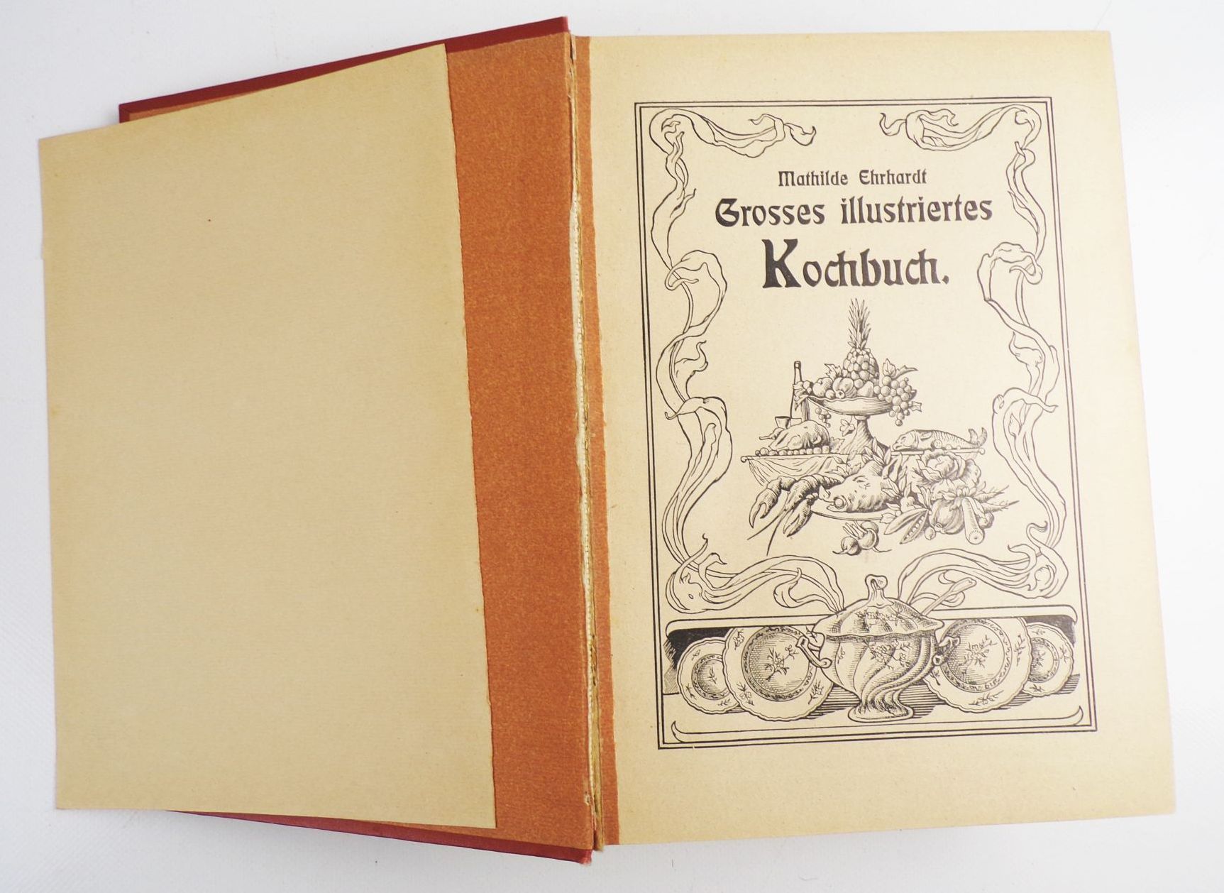 Großes illustriertes Kochbuch Mathilde Ehrhardt 1908 Prachtausgabe Großes illustriertes Kochbuch Mathilde Ehrhardt 1908 Prachtausgabe