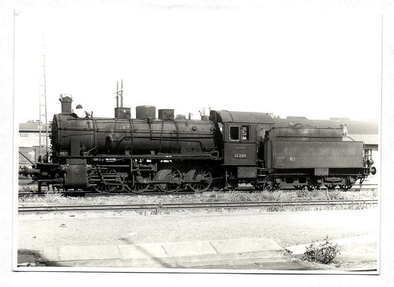 Foto Dampflok 55 3319 Dampflokomotive 1960er 1970er