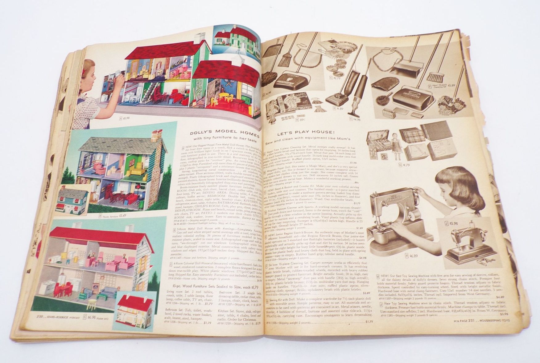 Sears Christmas Book 1956 alter Katalog Sears Christmas Book 1956 alter Katalog