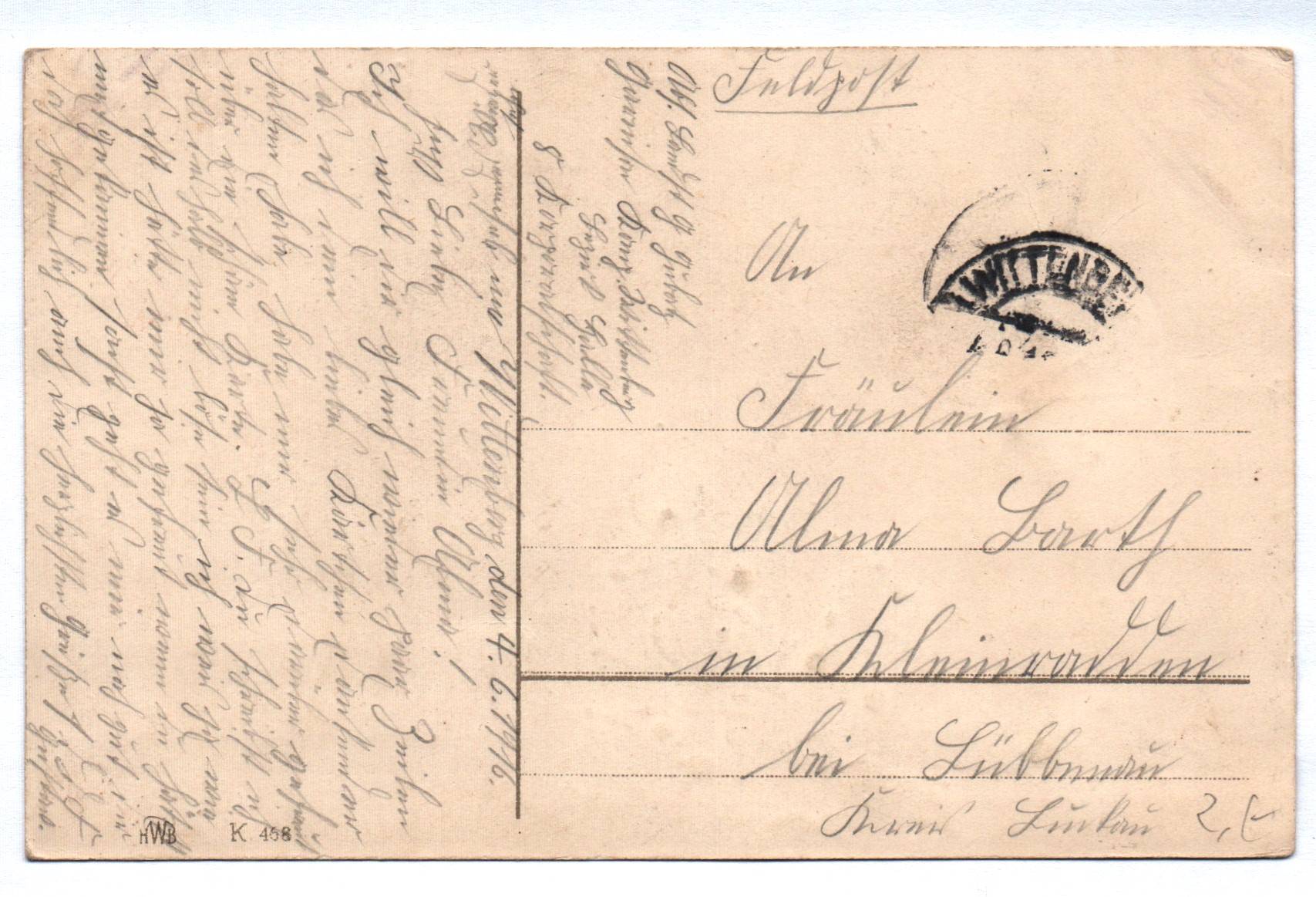 Patriotika Ak 1916 Deutschland über alles Feldpost