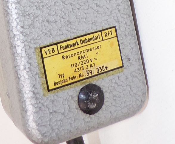 RFT Resonanzmesser RMI komplett DDR Messgerät Oszillator Potentiometer 