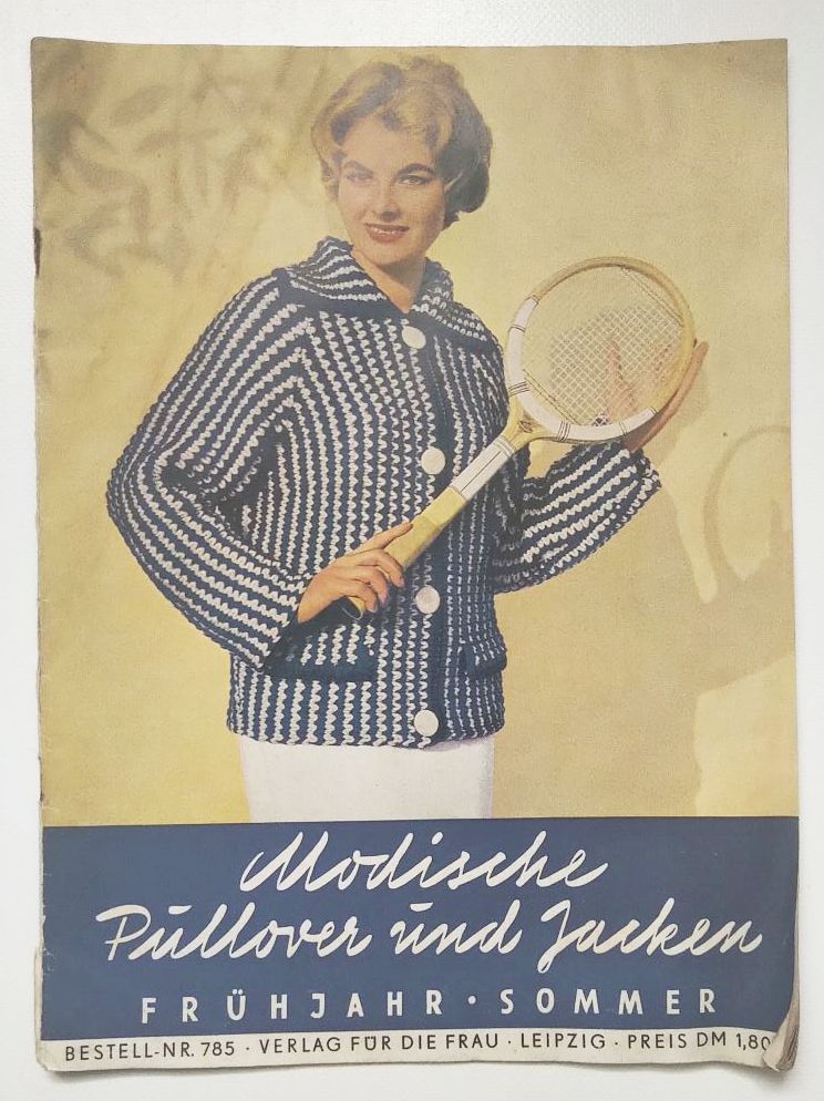 Mode Zeitschrift Nr 785 Modische Pullover und Jacken Schnittmusterbogen