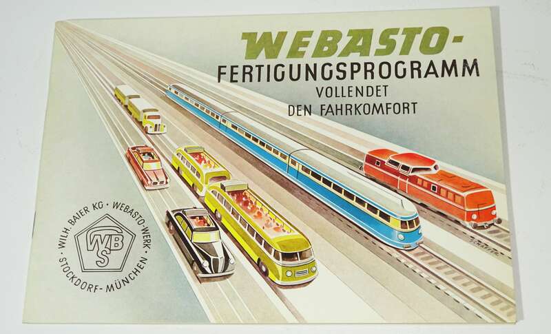 Webasto Fertigungsprogramm um 1951 Schaffer Heizgeräte Kfz Oldtimer 