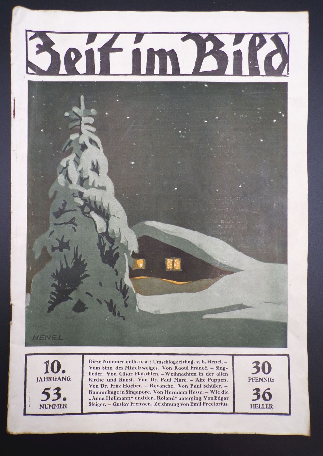 Zeit im Bild 1912 Nummer 52 illustrierte Zeitschrift