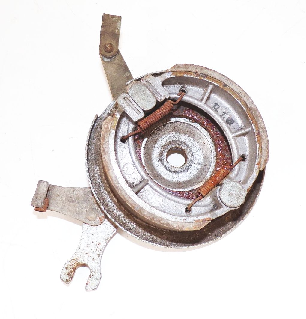 Alte Simson SR2 Bremse vorn Bremsankerplatte Renak 10er Achse original DDR