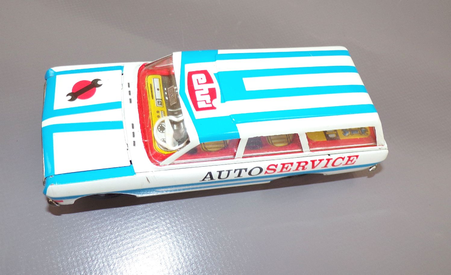 EHRI Auto Service DDR Spielzeug Blechspielzeug OVP EHRI Auto Service DDR Spielzeug Blechspielzeug OVP