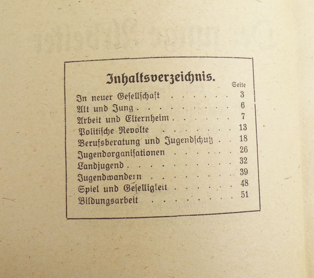 Der junge Arbeiter Ein Ratgeber für sozialistische Jugendarbeit 1920