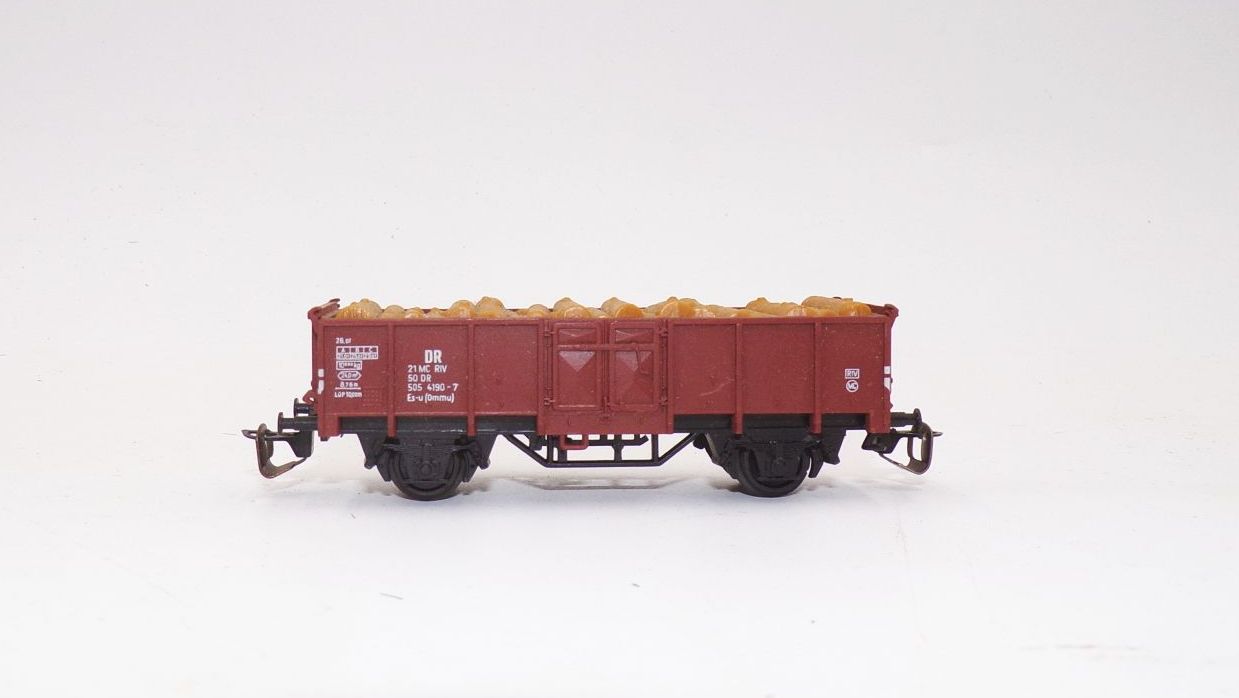 BTTB Güterwagen Hochbordwagen Stammholz 4 Stück Spur TT analog DDR BTTB Güterwagen Hochbordwagen Stammholz 4 Stück Spur TT analog DDR