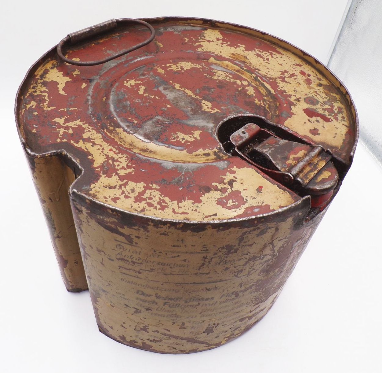 Alter Abwurfbehälter 2 Weltkrieg Kanister WW2 Fallschirmjäger