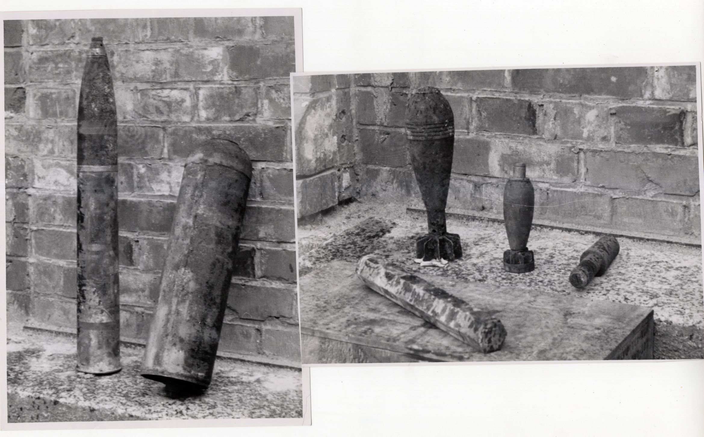 Fotos Kommando der Schutzpolizei Munitionsfunde Kinder 1945 